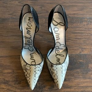 Sam Edelman Delilah D’Orsay Pointed Toe Stiletto